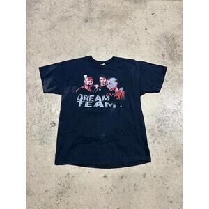 Miami Heat Big 3 Tee Black Size Large